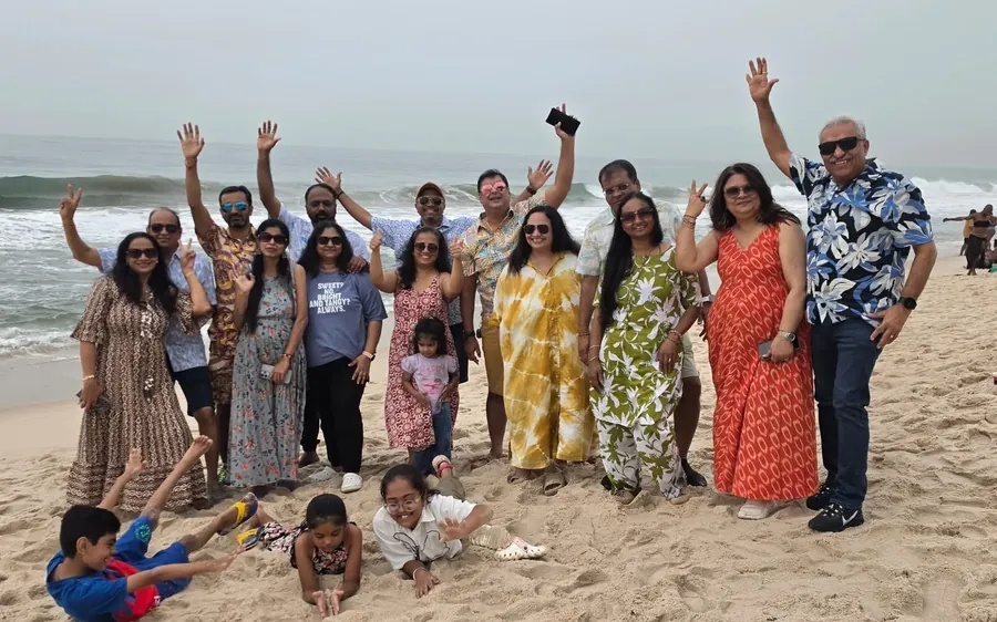 Families celebrating together